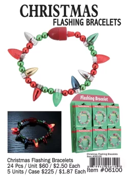 Christmas Flashing Bracelets
